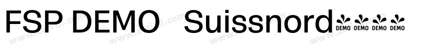 FSP DEMO   Suissnord字体转换